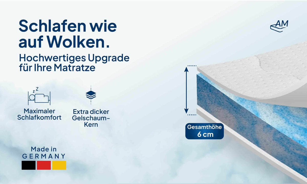 Premium Gelschaum-Topper
