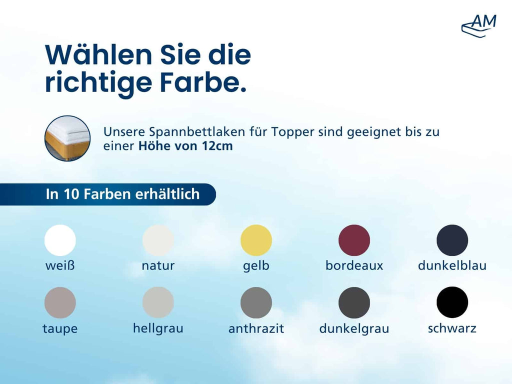 Hochwertiges Spannbettlaken in Premium-Höhe – Creme