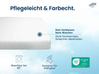 Spannbettlaken für Topper weiß