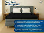 Hochwertiges Spannbettlaken in Premium-Höhe – Schwarz