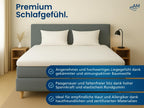 Spannbettlaken für Topper weiß