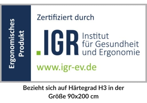 IGR Siegel Basic 7-Zonen Taschenfederkernmatratze