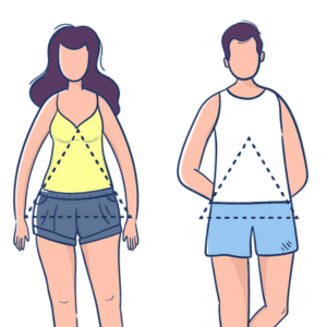 Besonders breites Becken