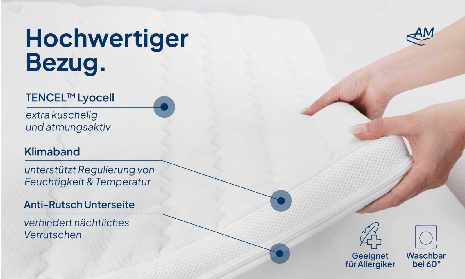 7-Zonen Deluxe Gelschaum-Topper – Bild 6
