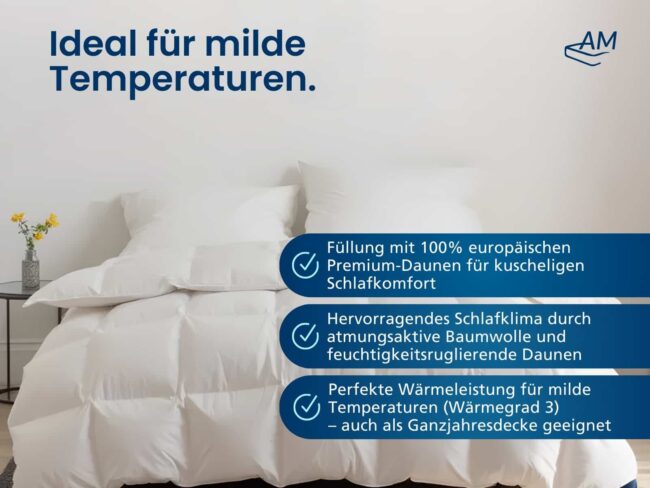 Premium Daunendecke – Bild 3