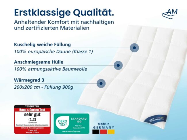 Premium Daunendecke – Bild 4