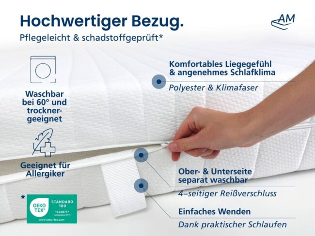 7-Zonen Gelschaum-Matratze – Bild 5