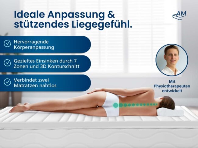 3D Deluxe Kaltschaum-Topper – Bild 2